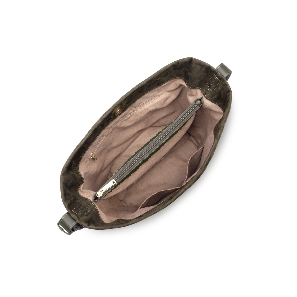 Lancaster suede bucket bag