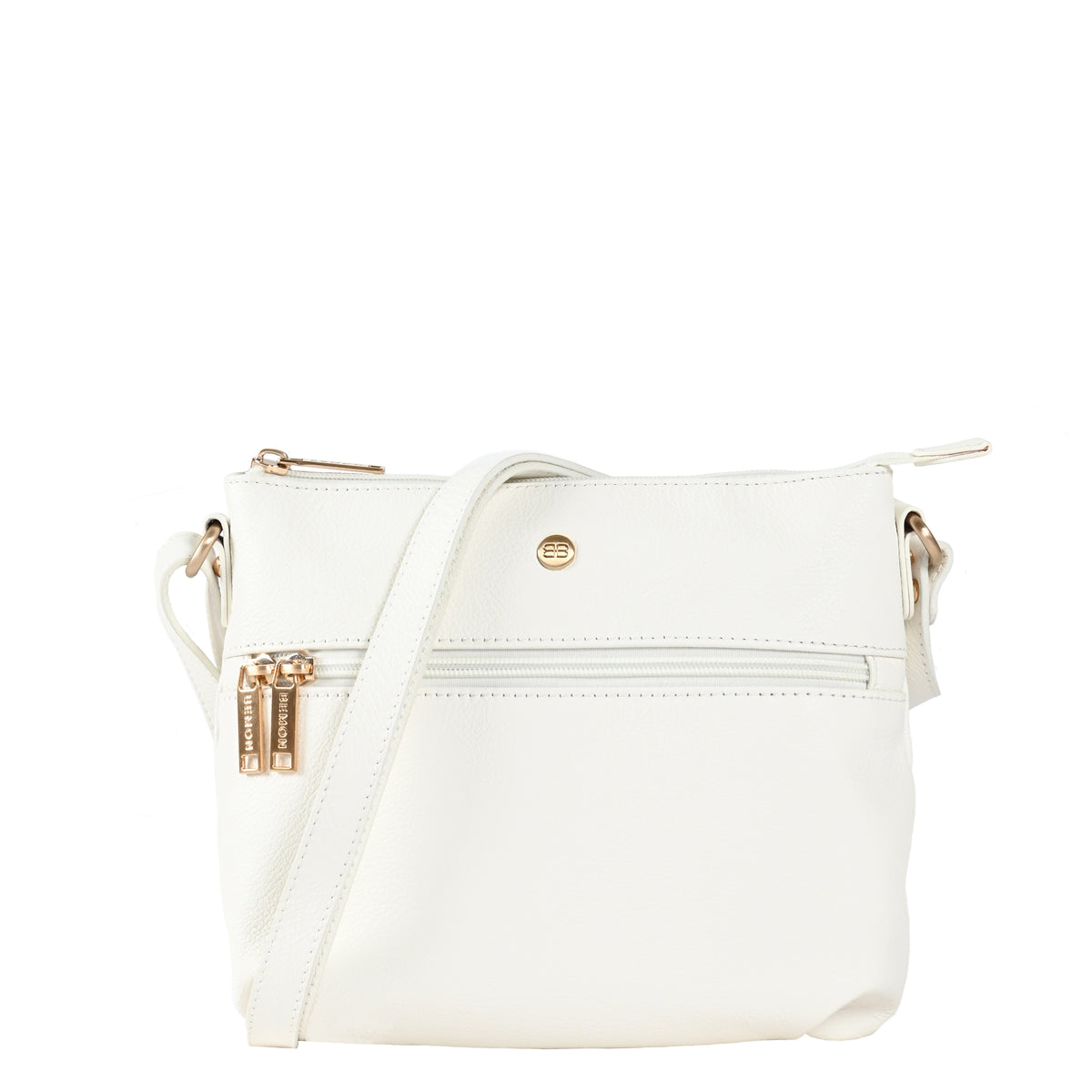 Sac travers en cuir Jacqueline Bemon – vue 4