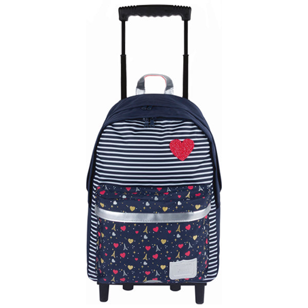 Sac à dos à roulettes Emilie Tann's