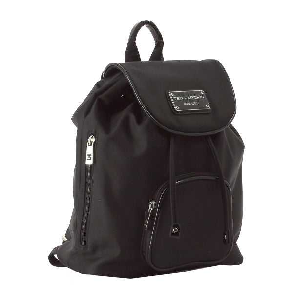 Sac à dos toile et verni Tonic Ted Lapidus – vue 3