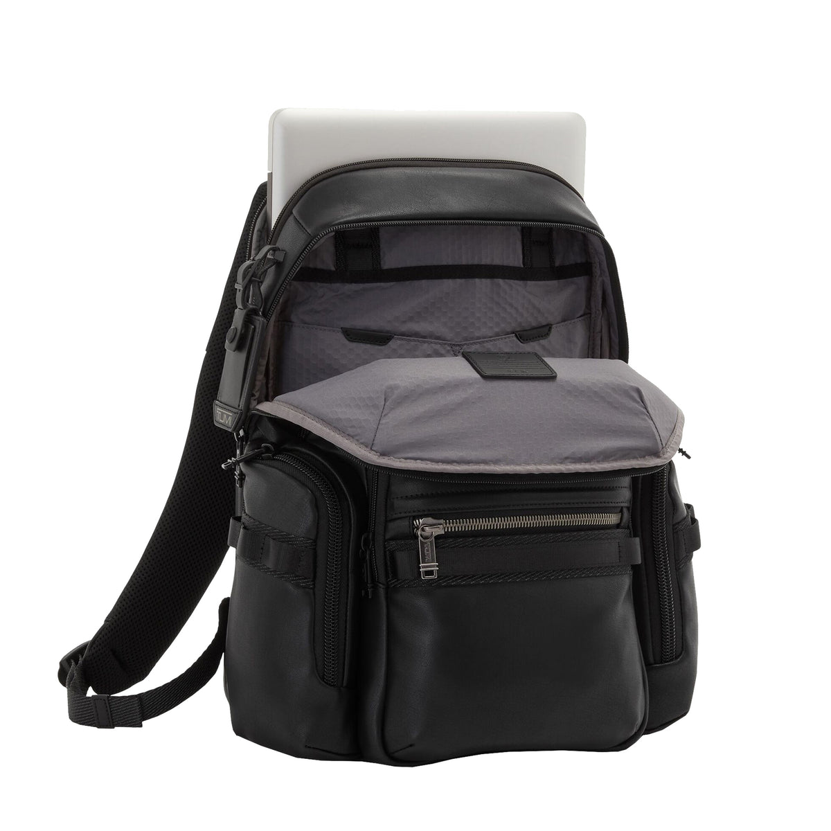 Sac à dos en cuir Navigation Alpha Bravo Tumi – vue 4