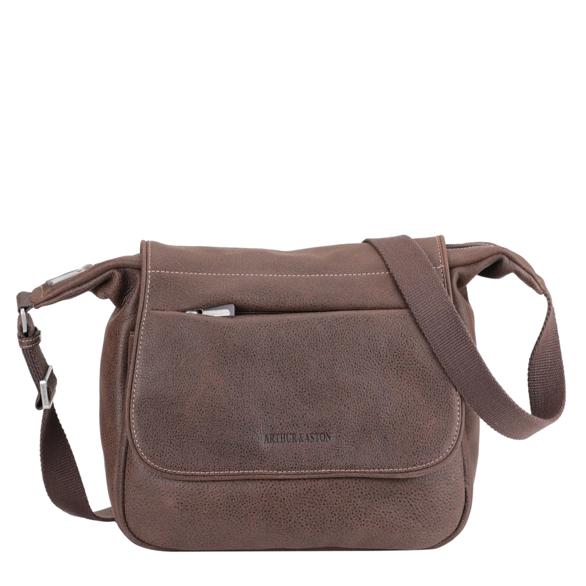 Sac travers à rabat Cristiano cuir destroy Arthur & Aston