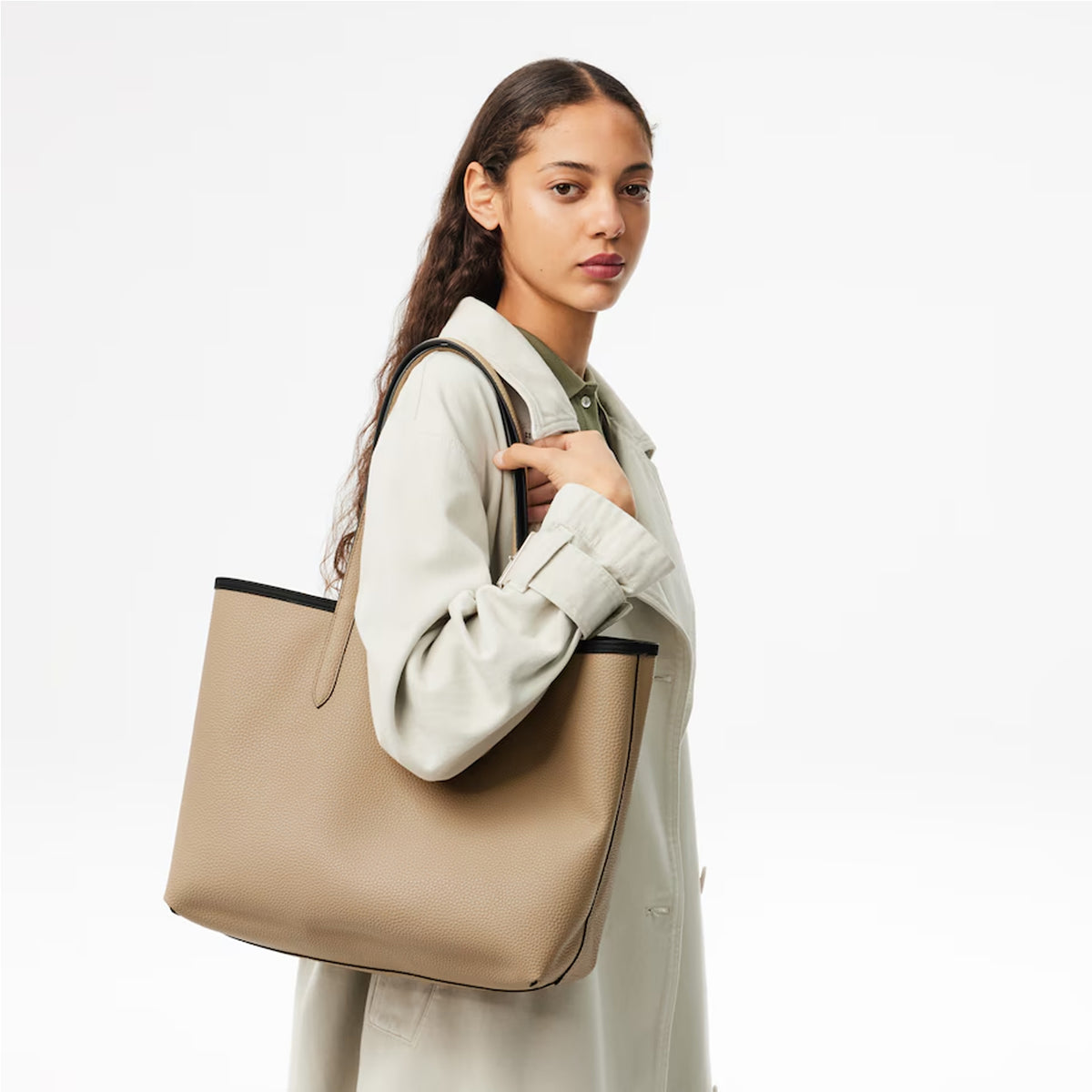 Sac shopping réversible bicolore Anna Lacoste – vue 8