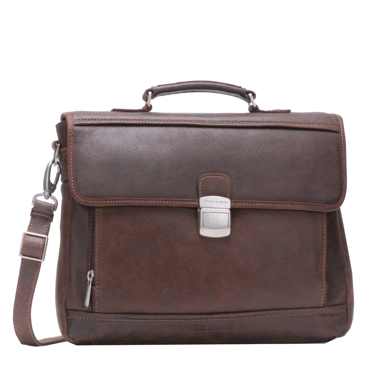 Cartable cuir Cristiano Arthur et Aston