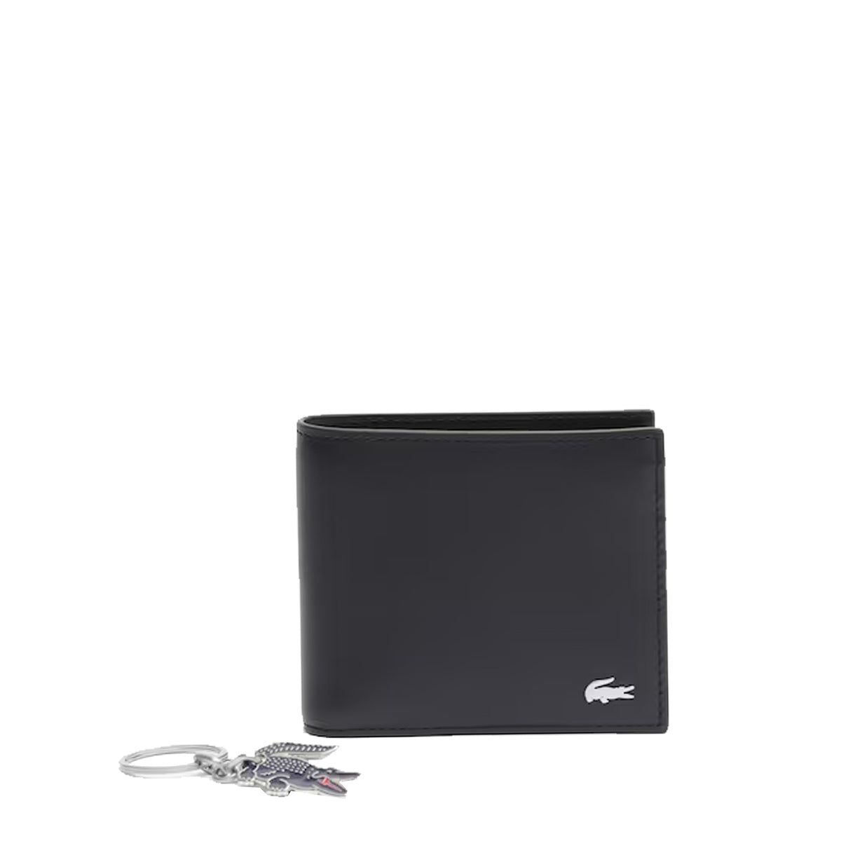 Coffret portefeuille et porte clefs en cuir