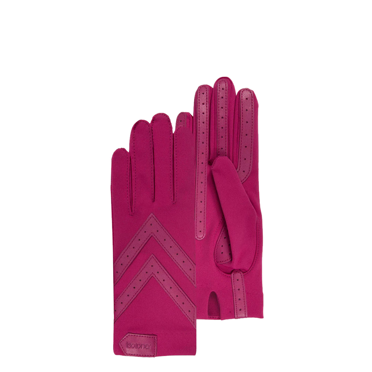 Gants femme tissu extensible Isotoner