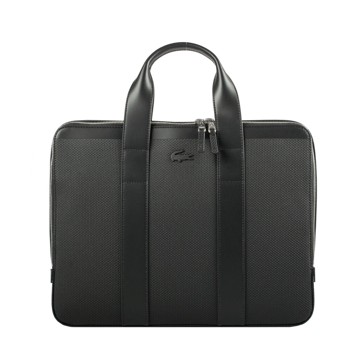 Porte ordinateur en cuir Chantaco Lacoste
