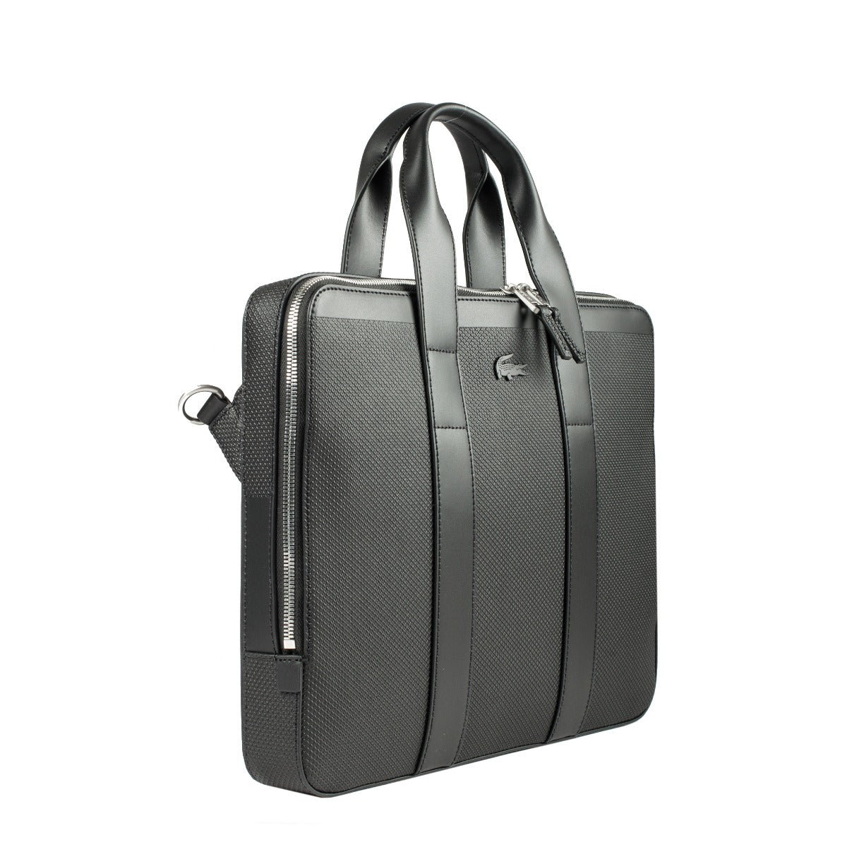 Porte ordinateur en cuir Chantaco Lacoste – vue 2