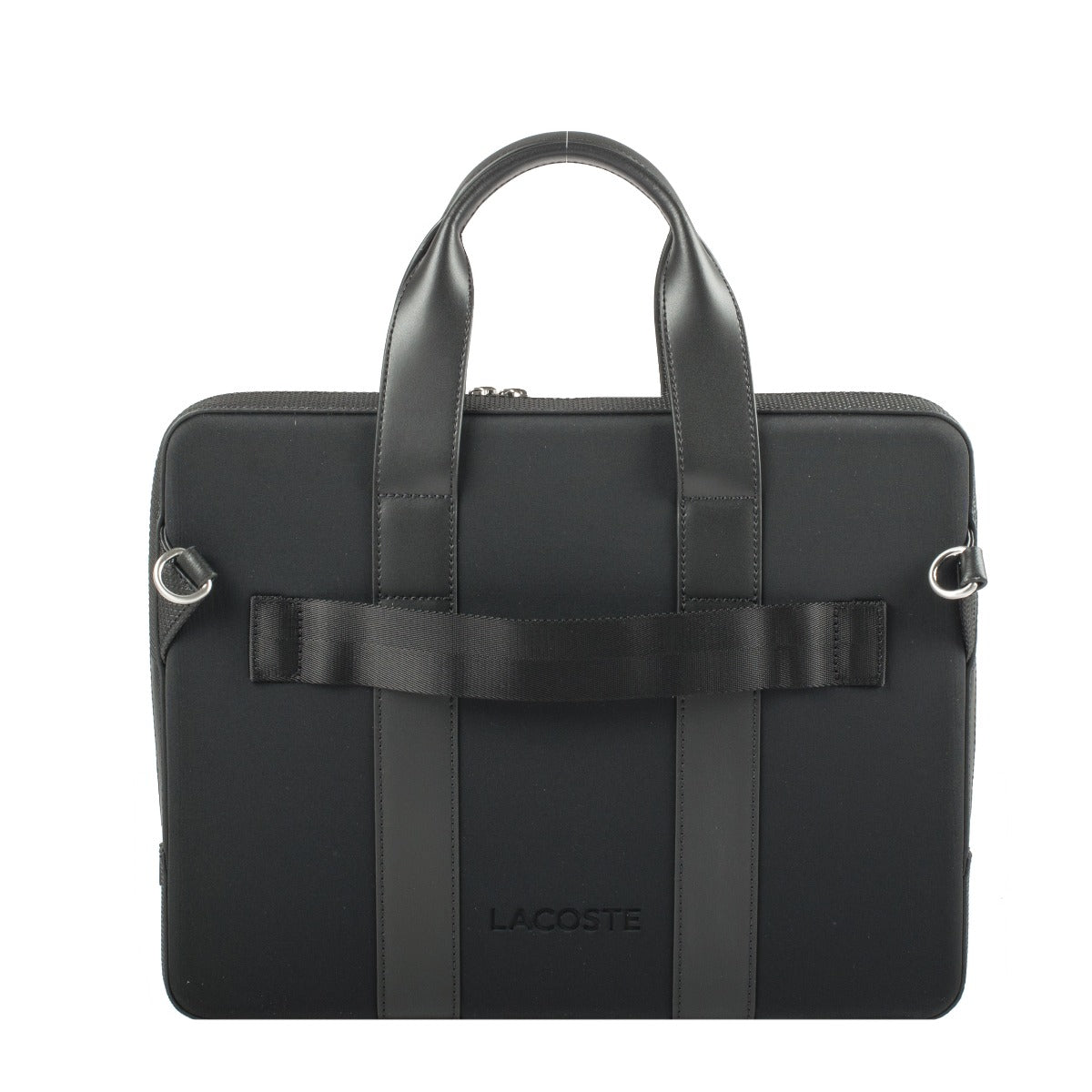 Porte ordinateur en cuir Chantaco Lacoste – vue 3