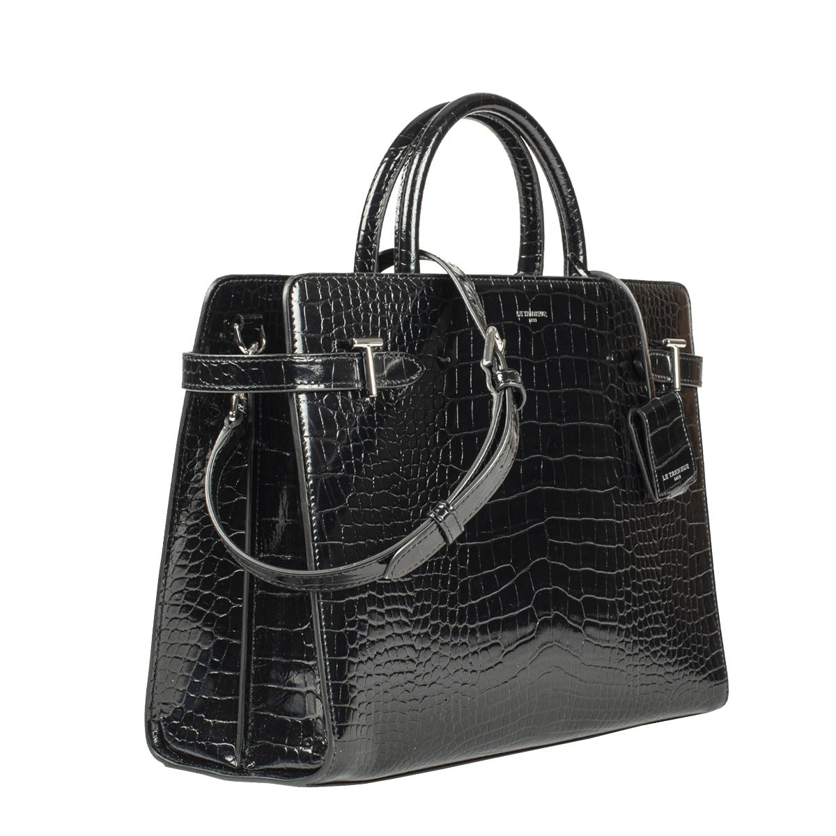 Grand sac à main en cuir Emilie Le Tanneur – vue 2