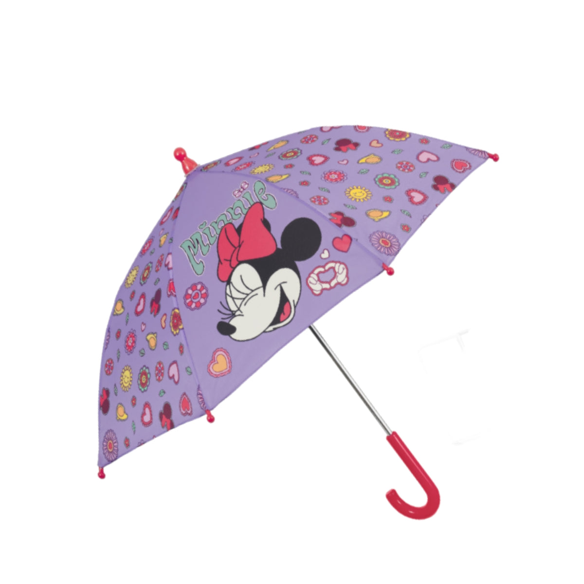 Parapluie enfant Minnie violet Perletti – vue 3