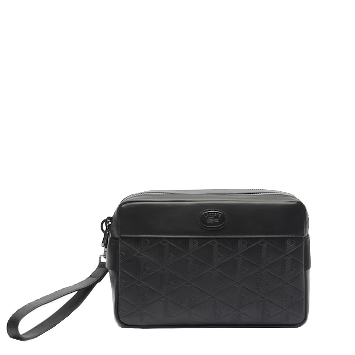 Pochette Nomogramme en cuir Lacoste