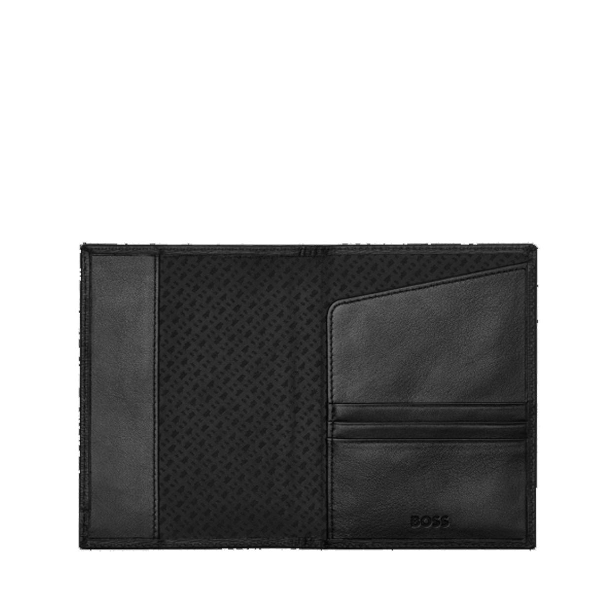 Porte passeport en cuir Iconic Hugo Boss – vue 2