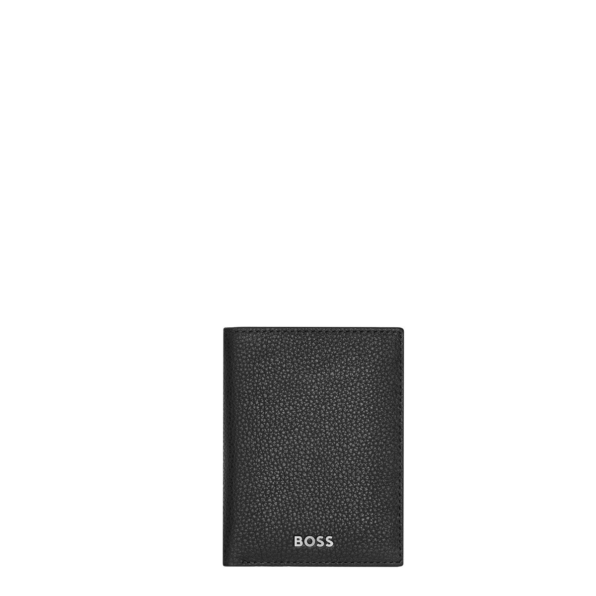 Porte cartes en cuir Trifold Classic Grained Hugo Boss