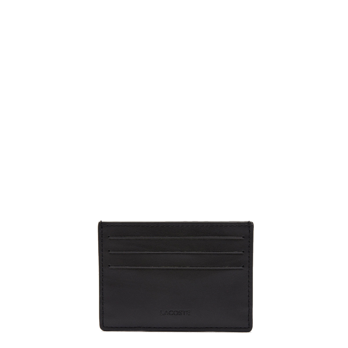 Porte cartes en cuir Nomogramme Lacoste – vue 2
