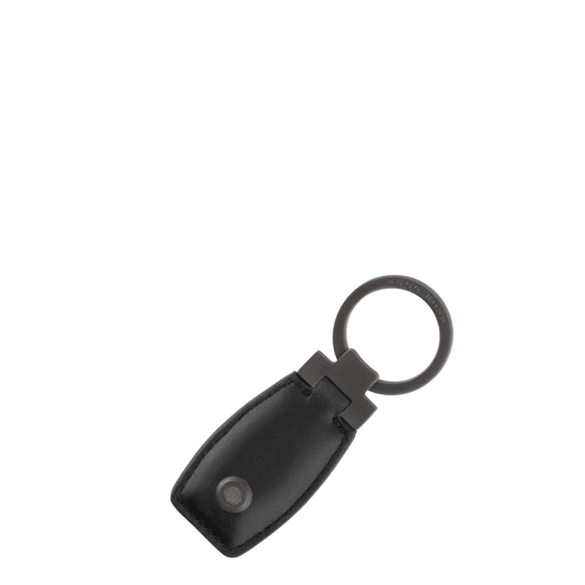 Porte clefs cuir métal Executive Hugo Boss