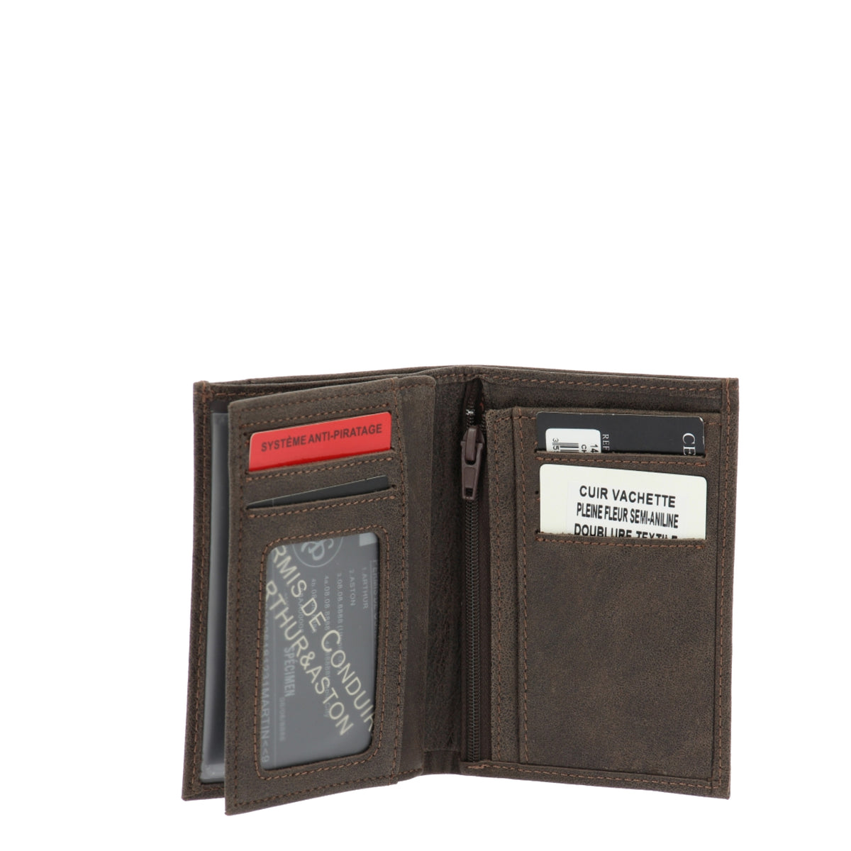 Portefeuille cuir Diego Arthur et Aston – vue 3