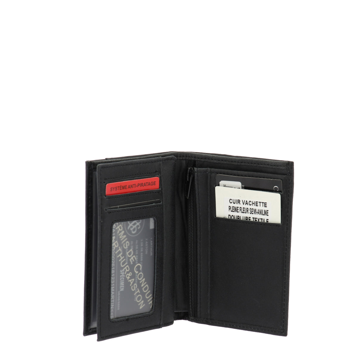Portefeuille cuir Diego Arthur et Aston – vue 3