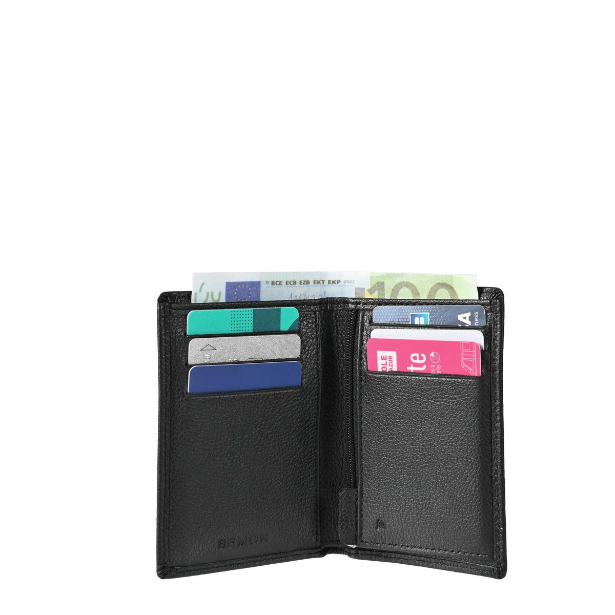 Portefeuille cuir Enzo Bemon – vue 4