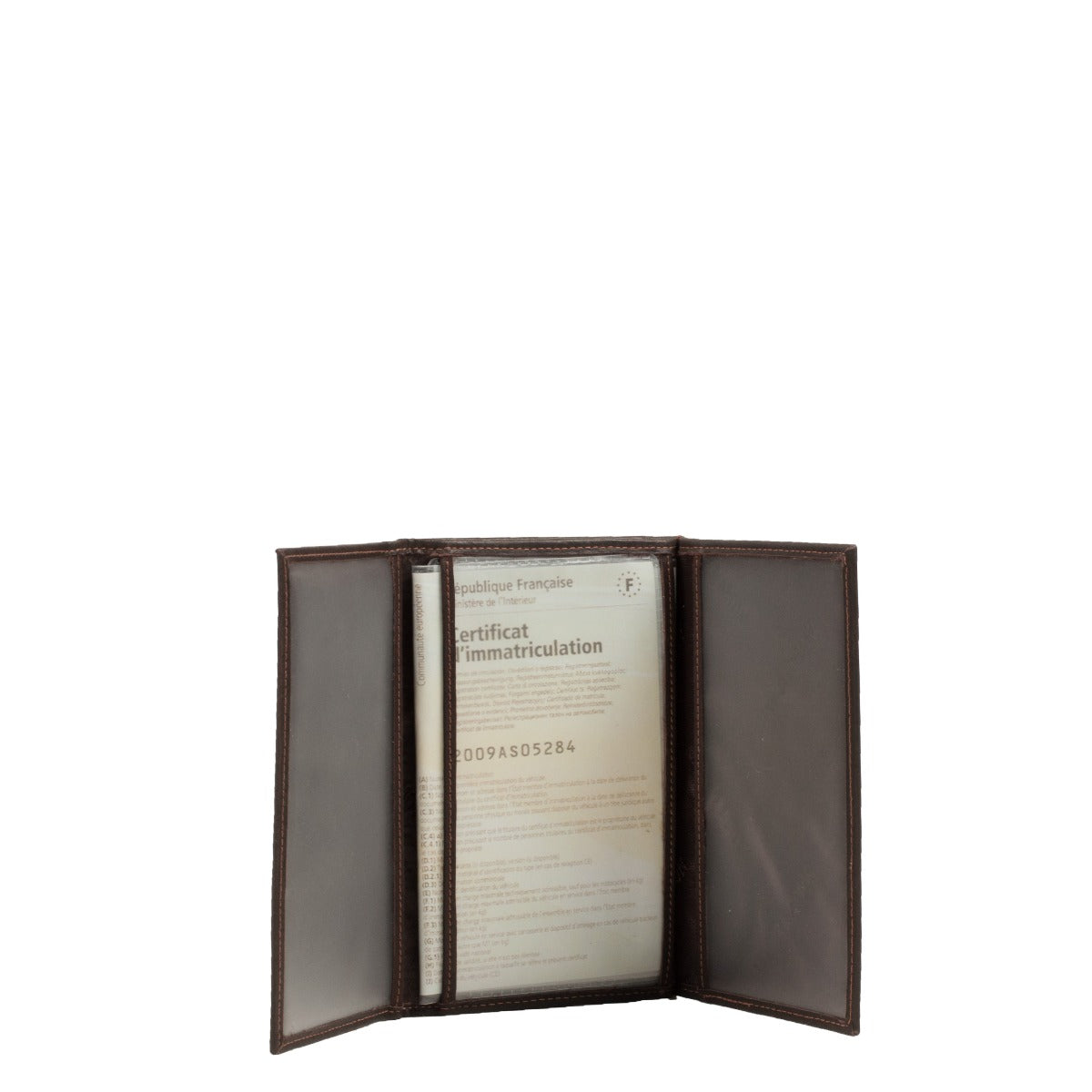 Porte papiers en cuir Louis Arthur et Aston – vue 2