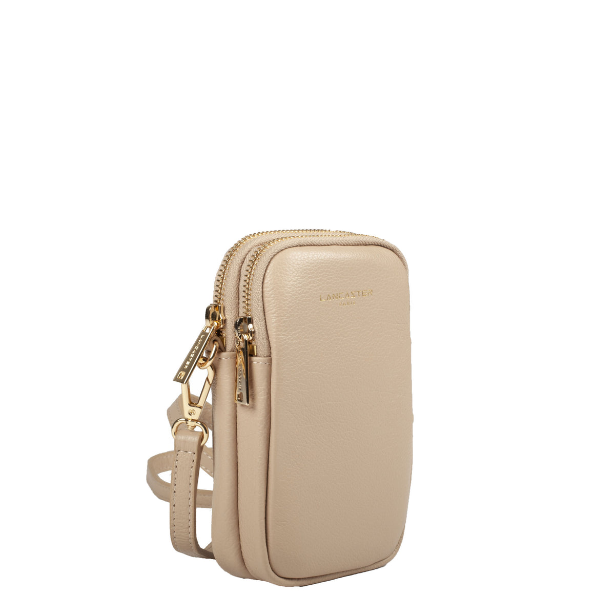 Pochette téléphone en cuir Dune Lancaster – vue 2