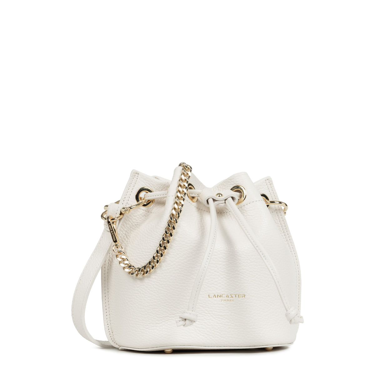 Petit sac bourse en cuir Alba Double Lancaster – vue 3