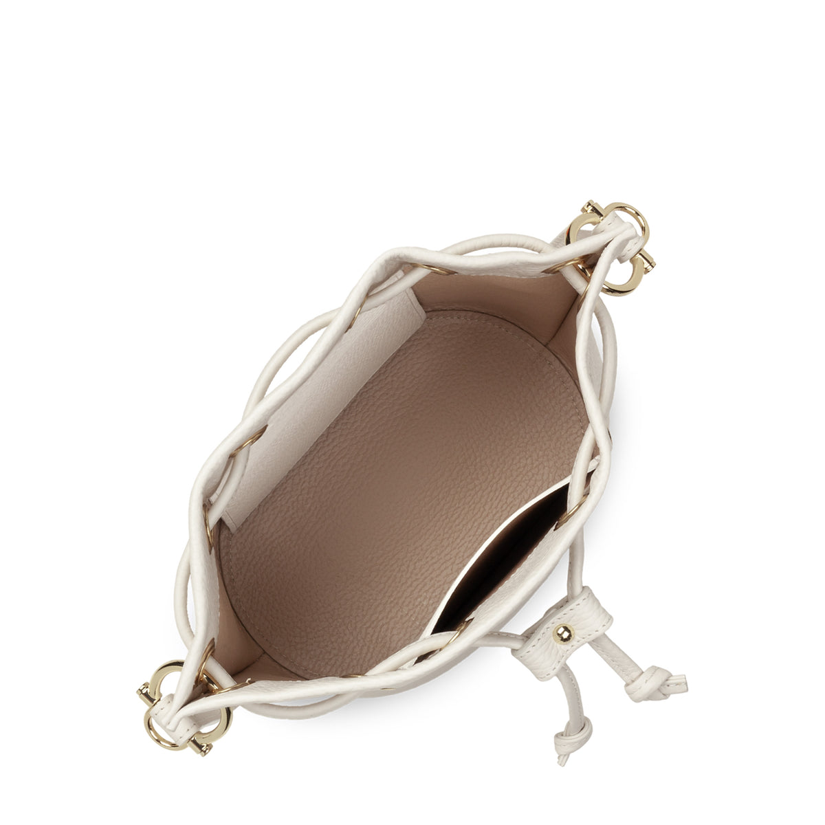 Petit sac bourse en cuir Alba Double Lancaster – vue 4