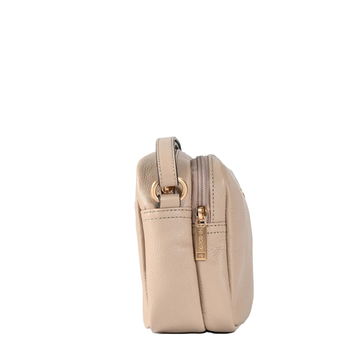 Sac travers en cuir deux compartiments Jacqueline Bemon – vue 3