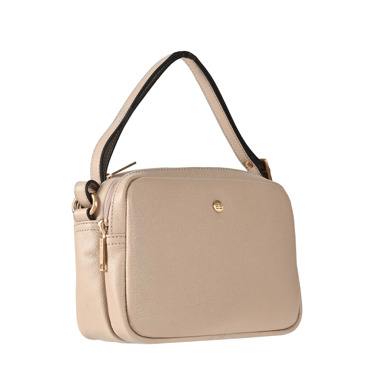 Sac travers en cuir deux compartiments Jacqueline Bemon – vue 4