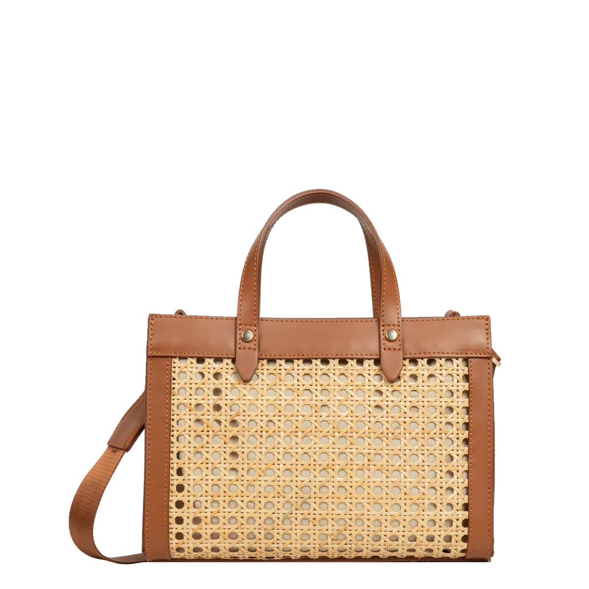 Petit sac cabas main Cannage Rotin Lancaster – vue 3