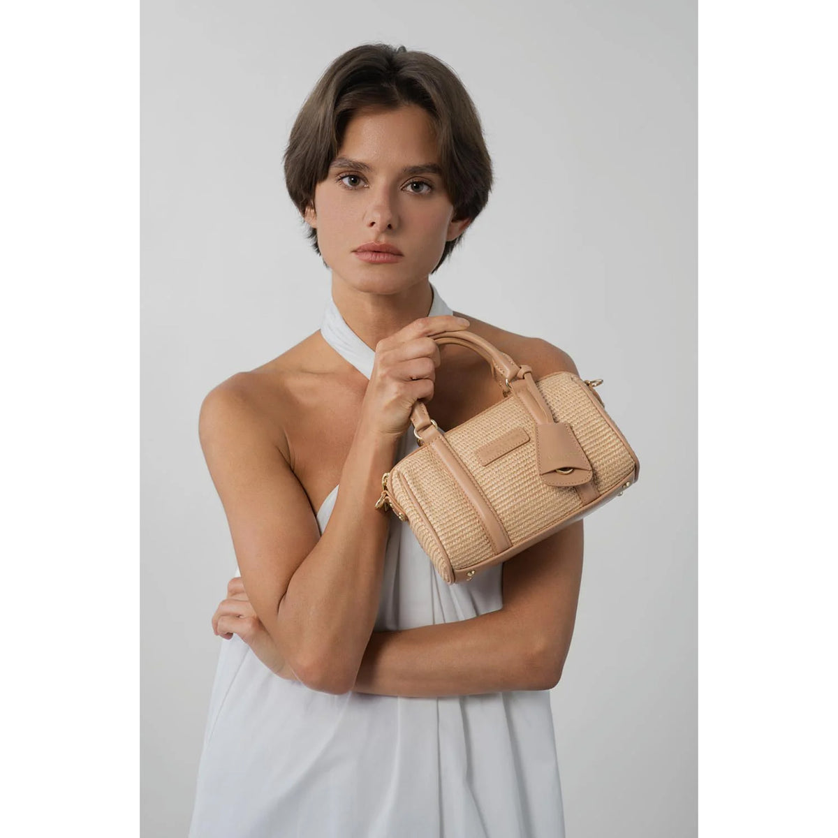 Petit sac polochon Mini Osier Lancaster – vue 5