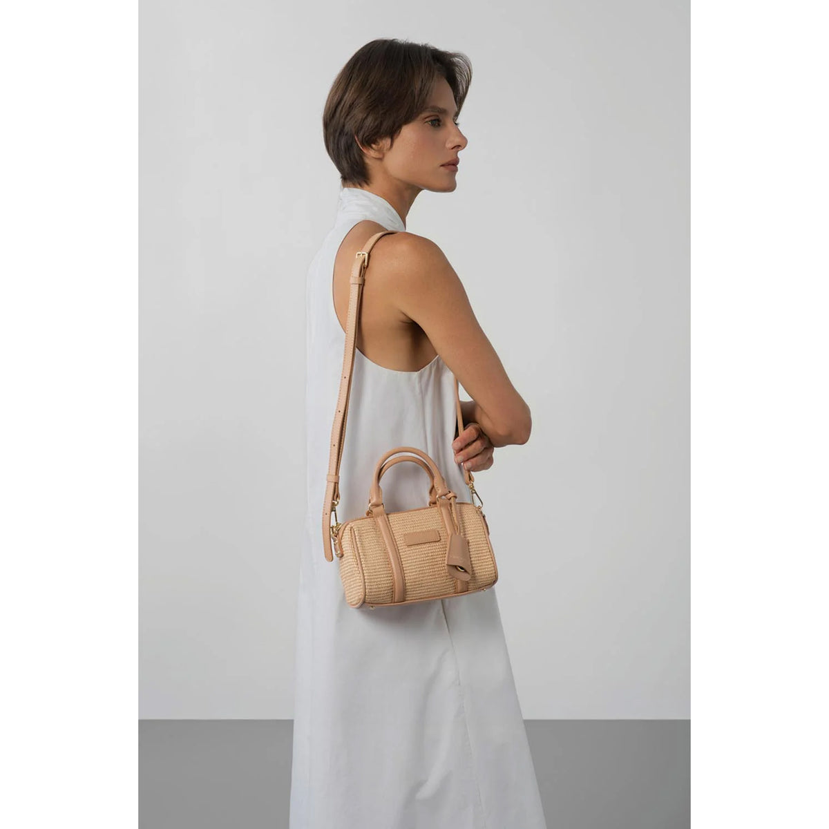 Petit sac polochon Mini Osier Lancaster – vue 6