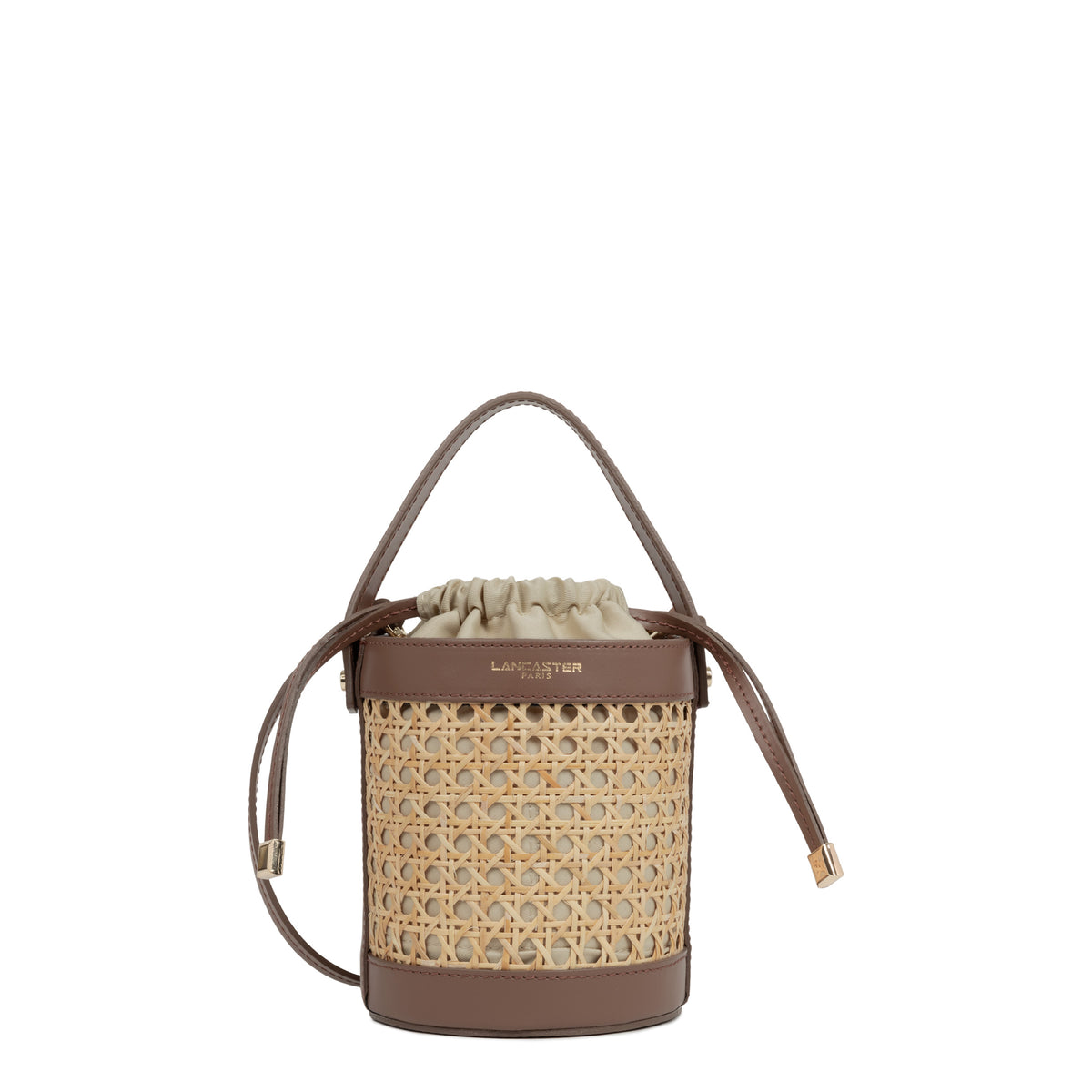 Petit sac seau Cannage Rotin Lancaster