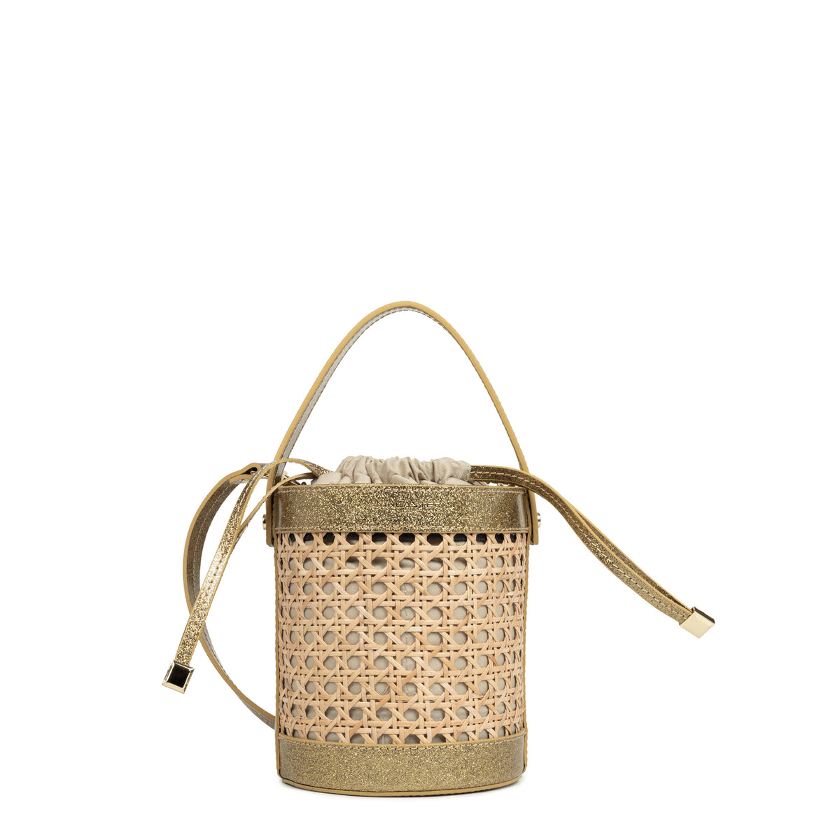 Petit sac seau Cannage Rotin Lancaster