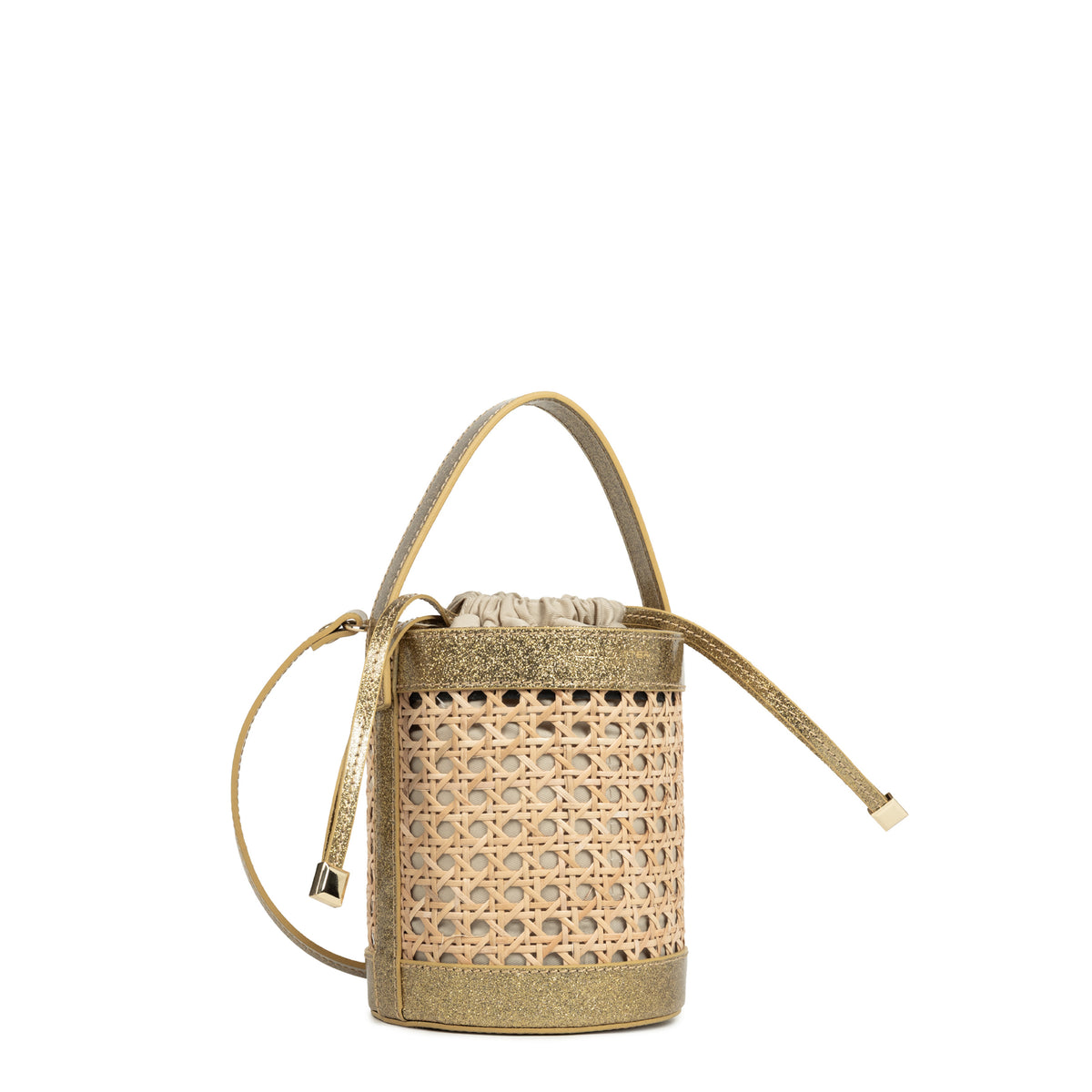 Petit sac seau Cannage Rotin Lancaster – vue 2