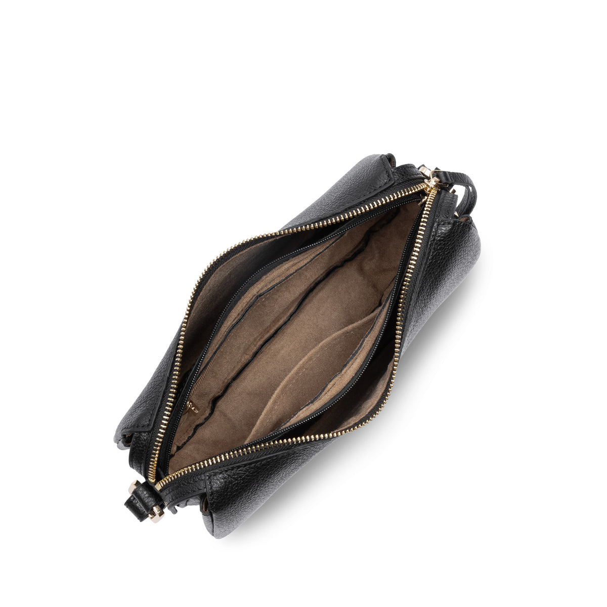 Petit sac besace en cuir Dune Lancaster – vue 4