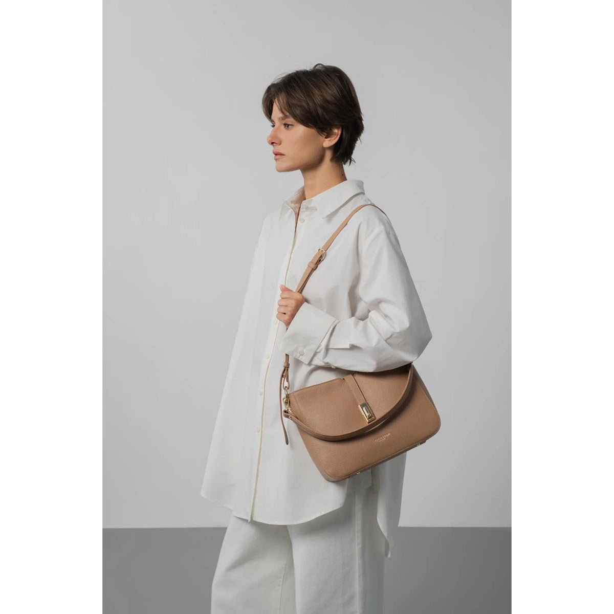 Grand sac besace Milano Horizon Lancaster – vue 5