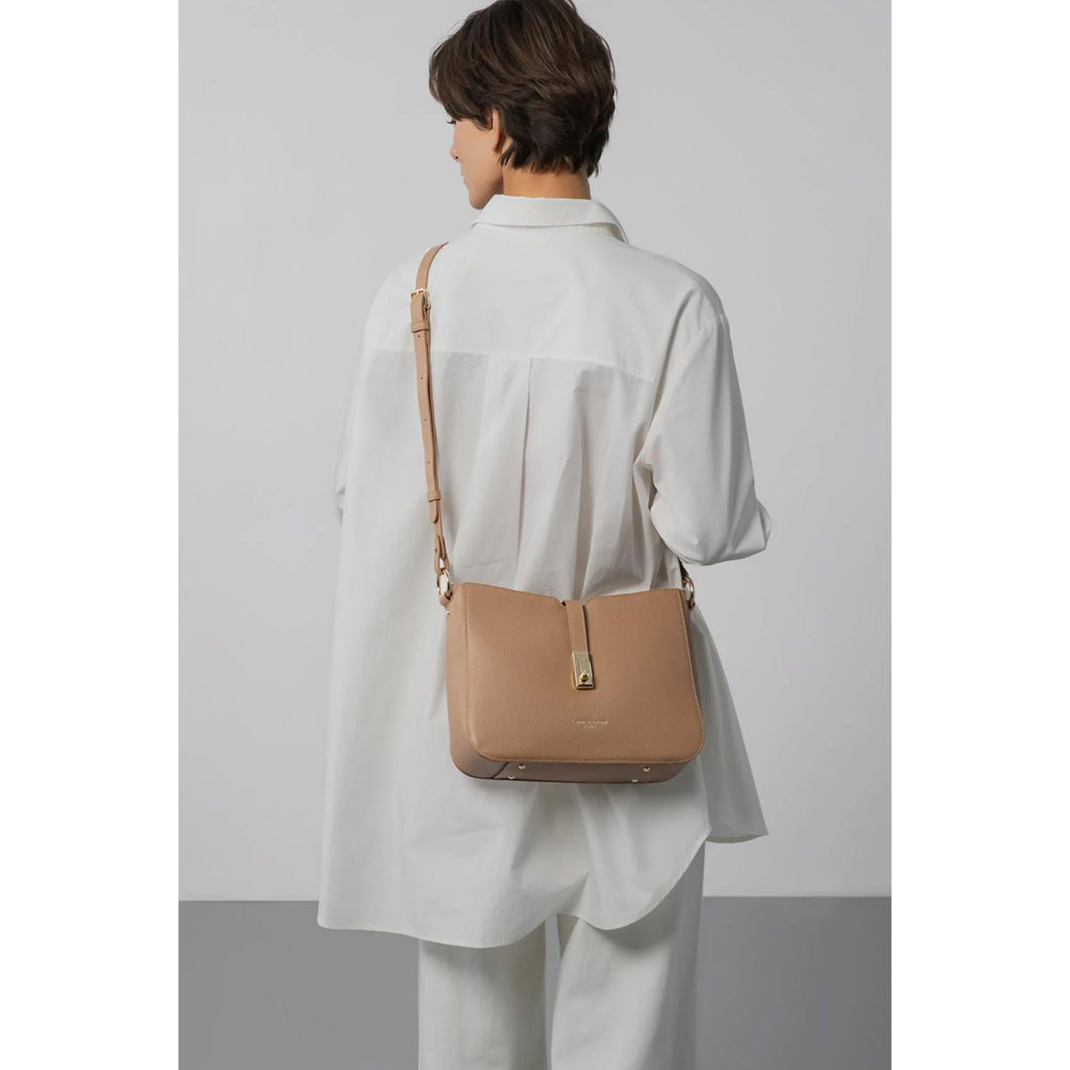 Grand sac besace Milano Horizon Lancaster – vue 6