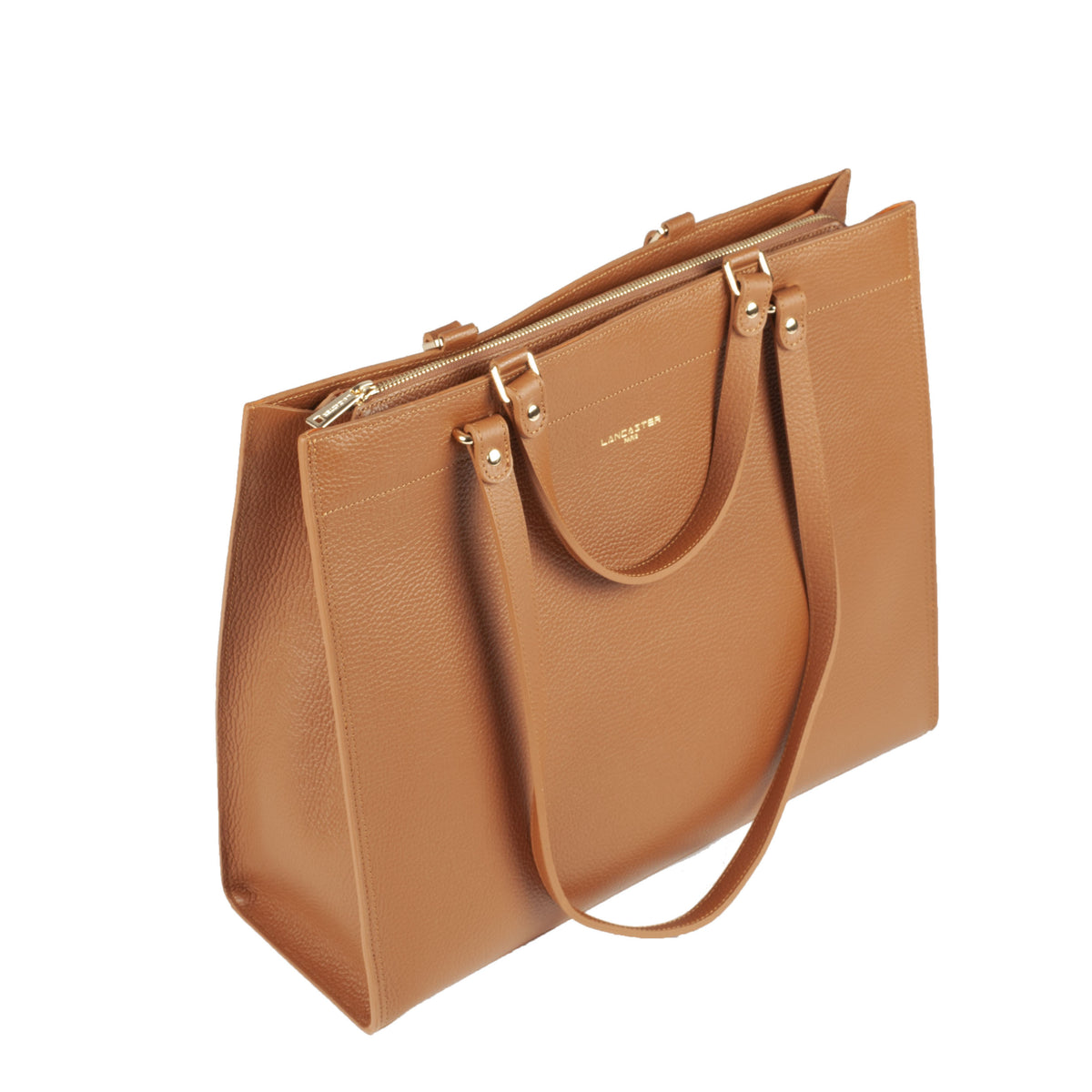 Cabas en cuir - Foulonne double – vue 3