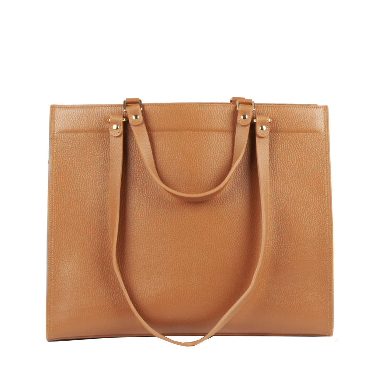 Cabas en cuir - Foulonne double – vue 4