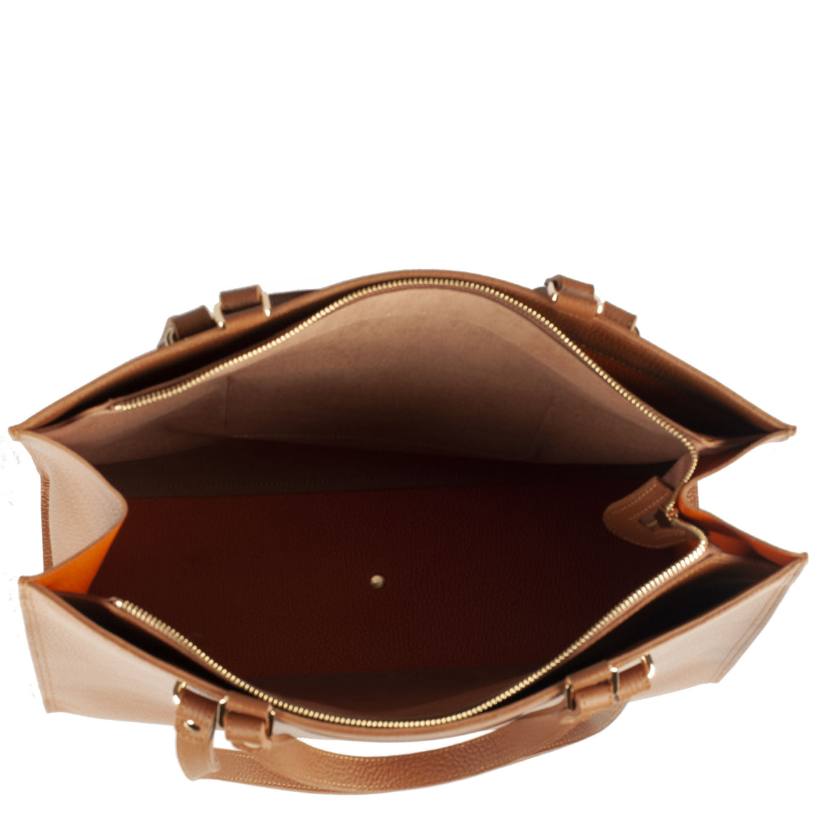Cabas en cuir - Foulonne double – vue 5