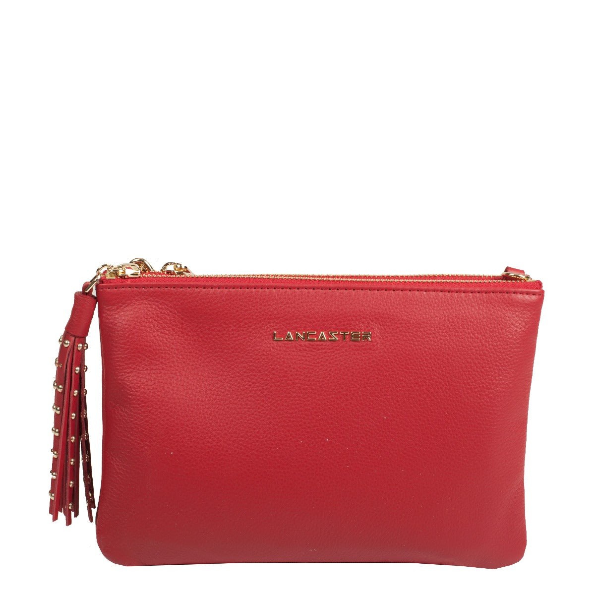 Pochette double cuir Mademoiselle Ana