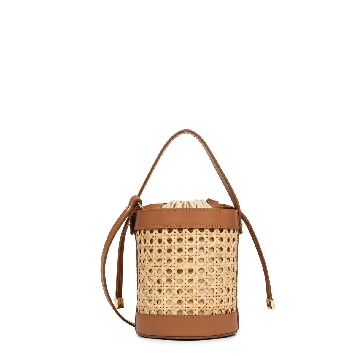 Petit sac seau Cannage Rotin Lancaster – vue 2