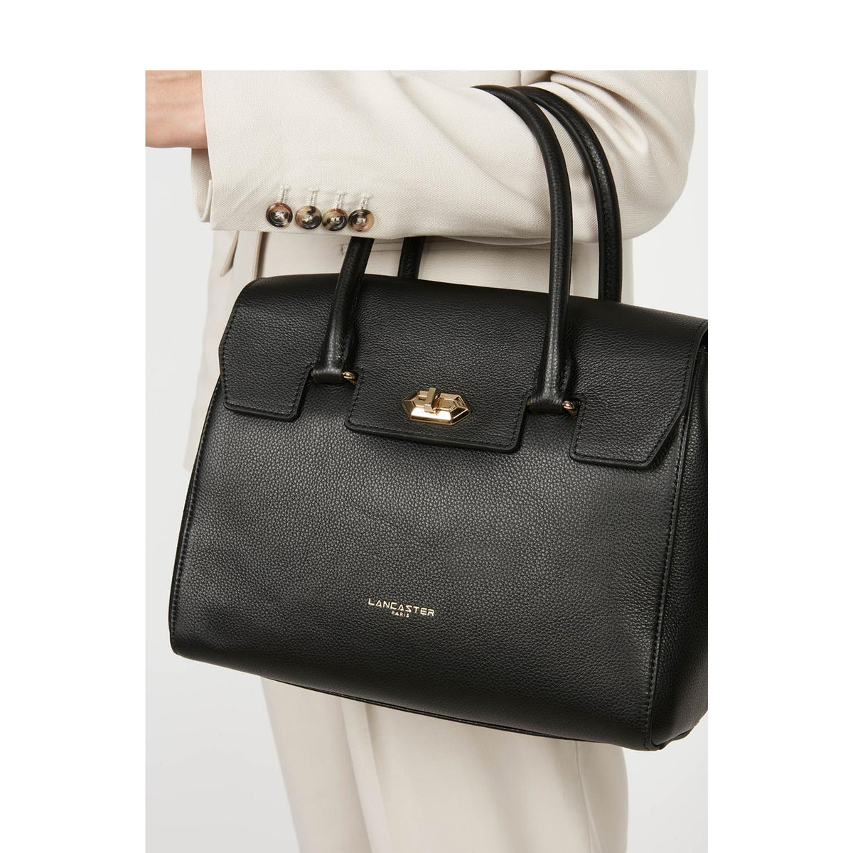 Sac à main en cuir Foulonné Milano Cosmo Lancaster – vue 4