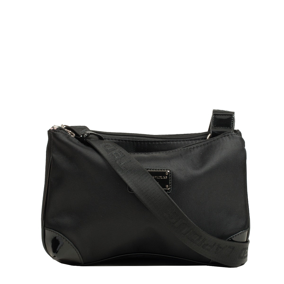 Sac travers Nylon et cuir de vachette Ted Lapidus