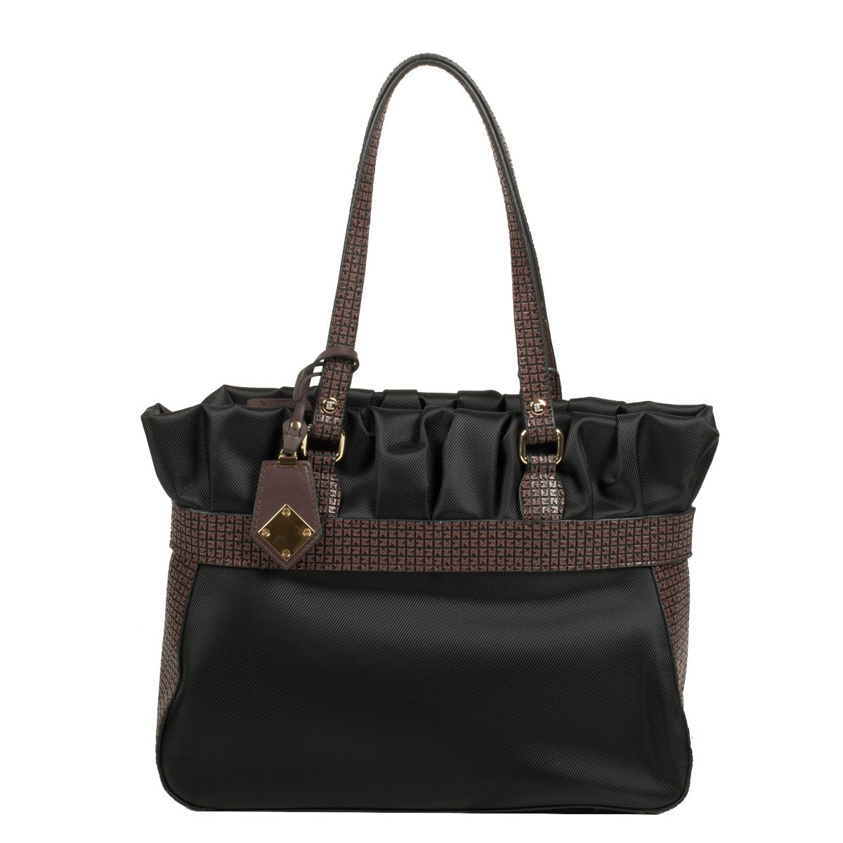 Sac noir Vinyle Cancal Ted Lapidus