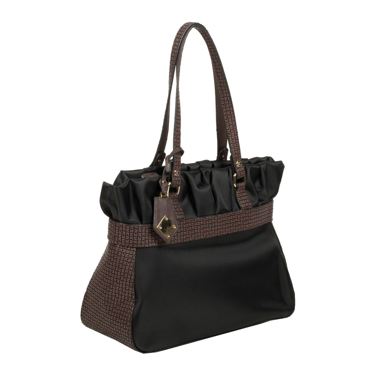 Sac noir Vinyle Cancal Ted Lapidus – vue 2