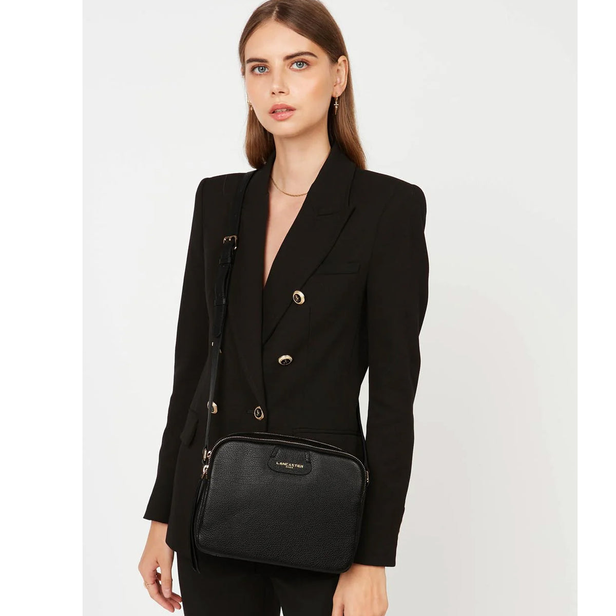 Sac travers en cuir Dune Lancaster – vue 3
