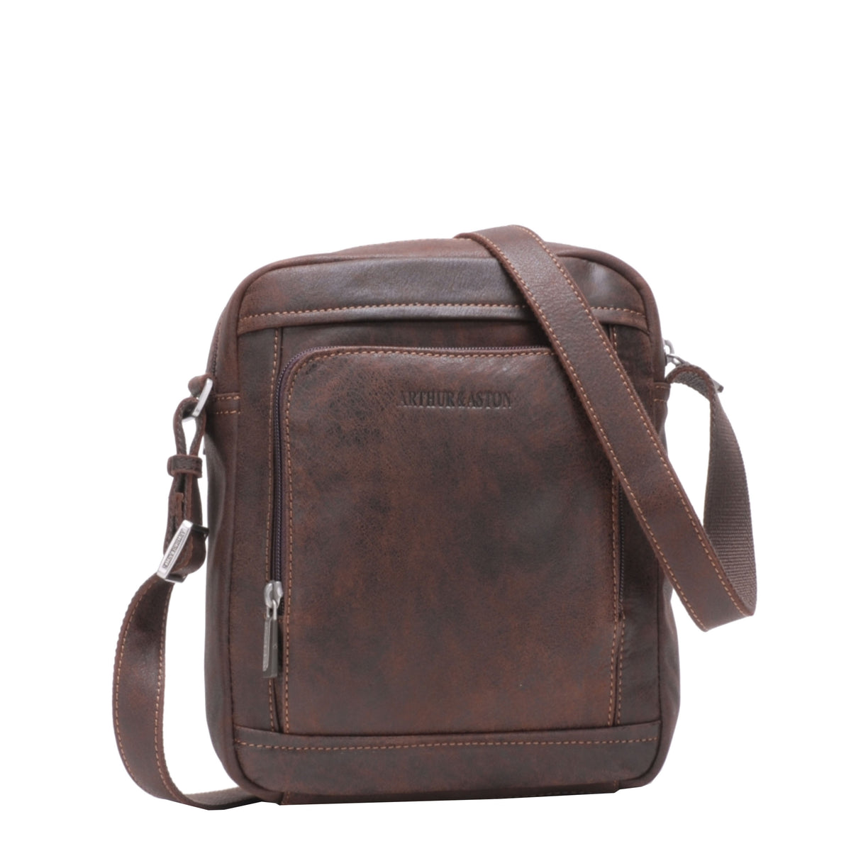 Sacoche travers grand modèle Cristiano cuir Destroy Arthur et Aston