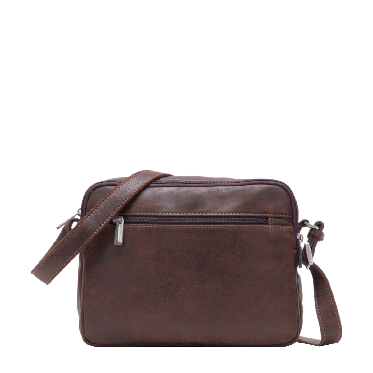 Sacoche horizontale en cuir Cristiano Destroy – vue 3
